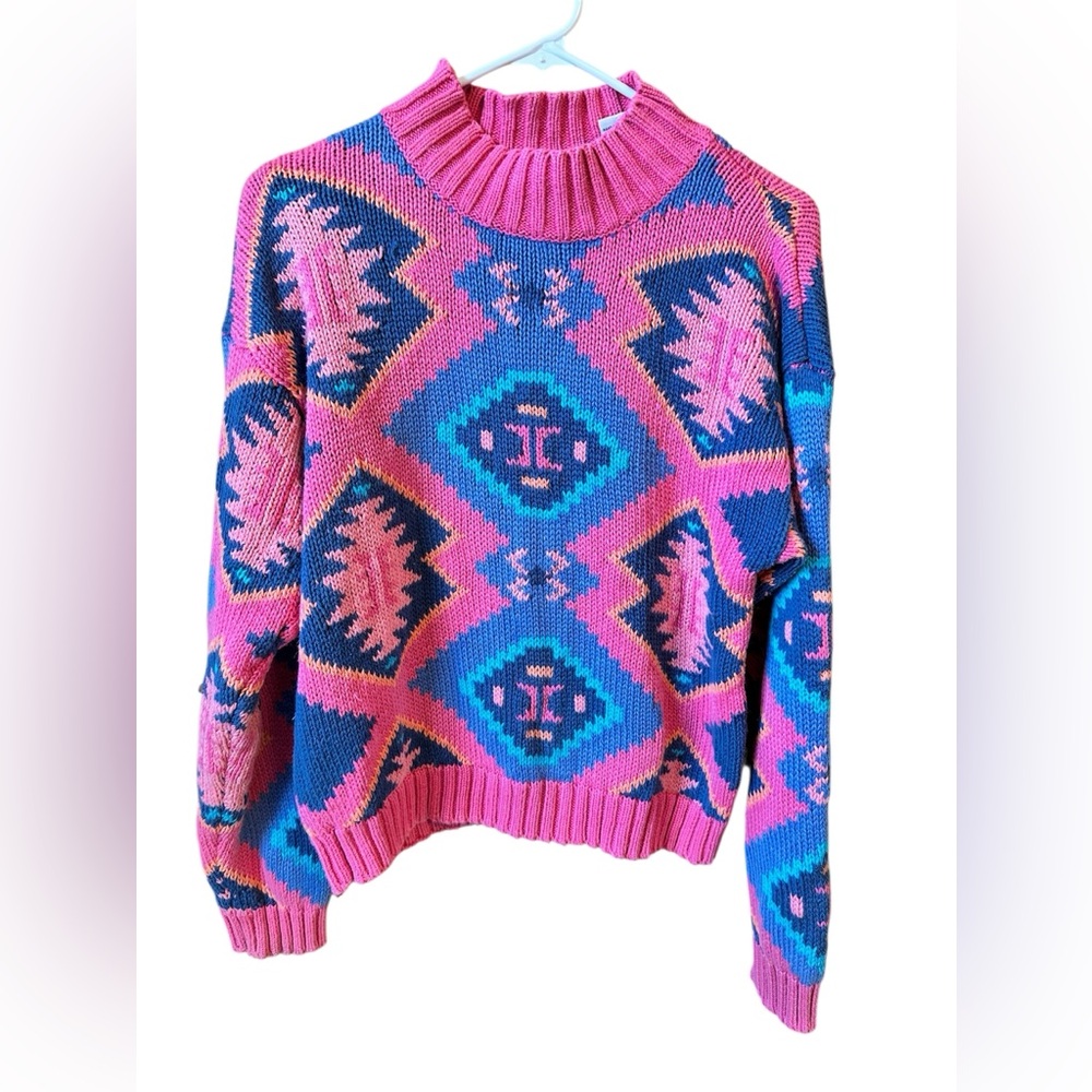 Vintage 80s Nuovo southwest sweater small